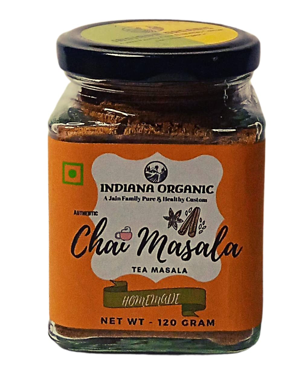 Indiana Organic chai masala Powder 120gm | 240 Cups tea masala | Kadak Chai with 7 Aromatic Spices, Invigorating, Refreshing, Immunity Booster with No Preservative Packed on order fresh. (B088RFKLWM) Amazon Price History, Amazon Price Tracker