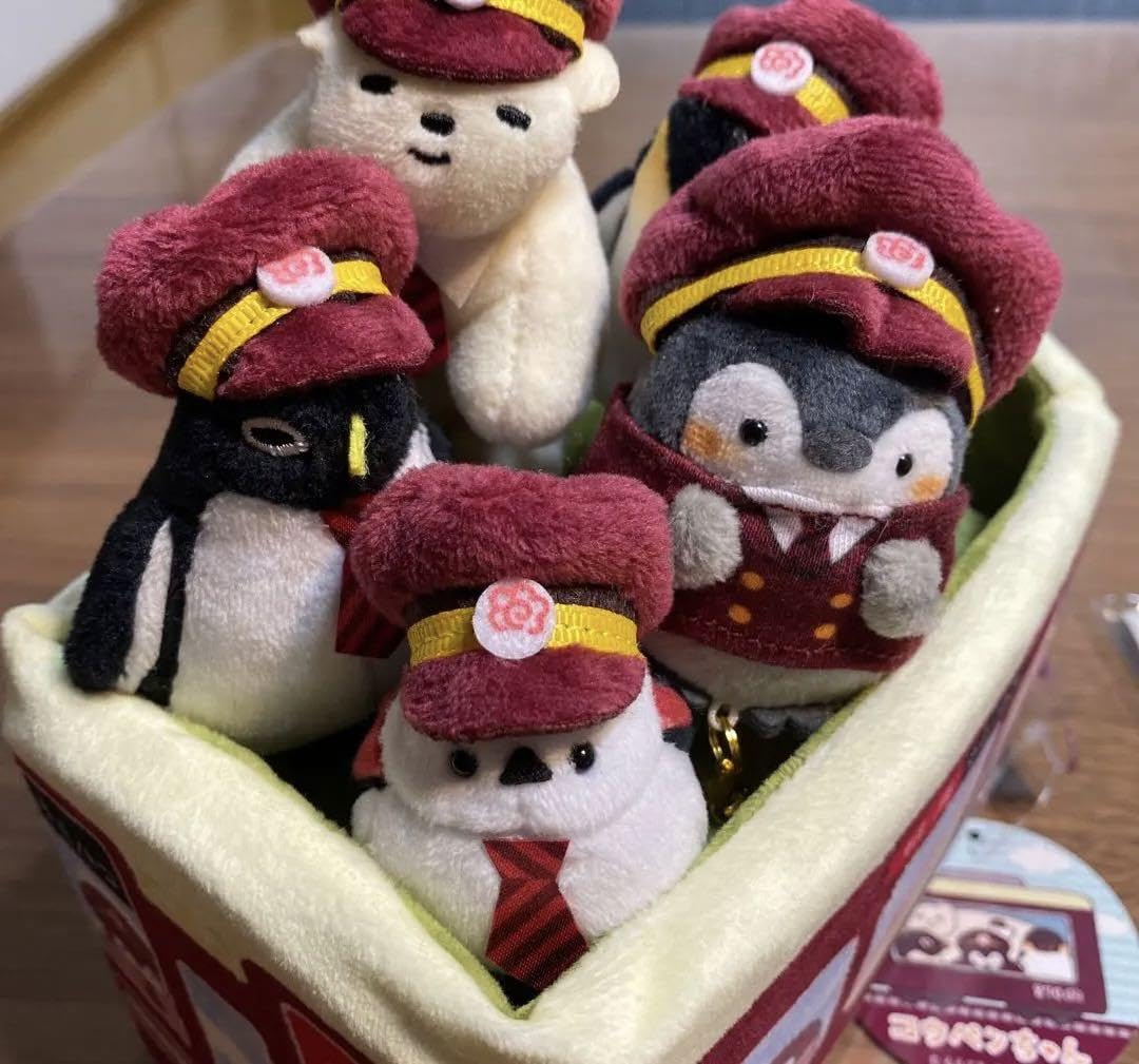 コウペンちゃん×阪急電車　コウペンちゃん 阪急電車なぷちマスコットセット コウペンちゃん×阪急電車 コウペンちゃん 阪急電車なぷち