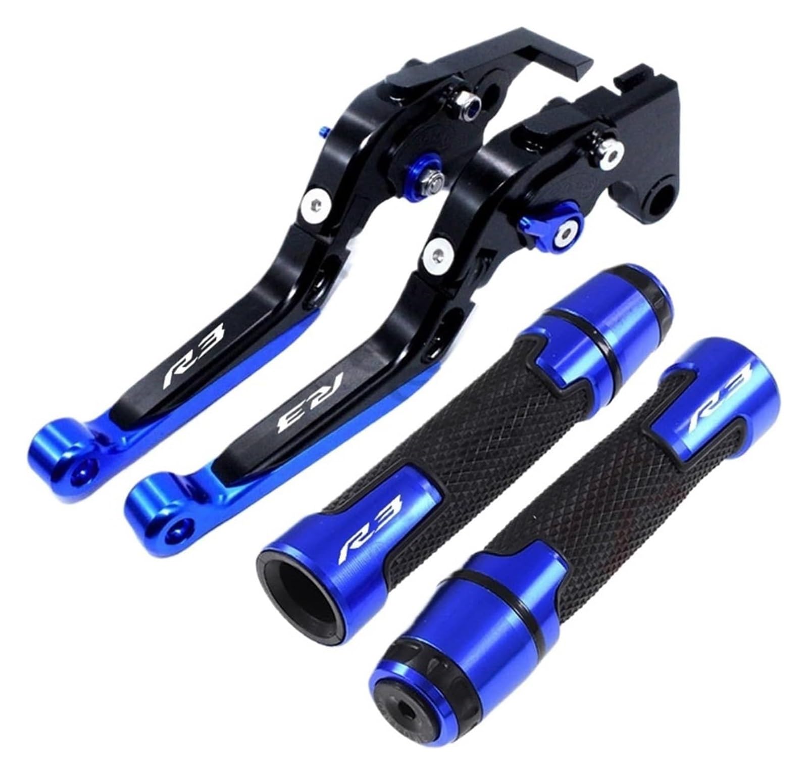 Asdghjf Color G For Yamaha Yzf R3 Yzfr3 2015-2020 Motorcycle Accessories Folding Brake Clutch Levers Handlebar Grips
