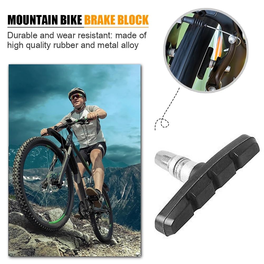Klocki hamulcowe do rowerów górskich MTB Rowerowe klocki hamulcowe typu V Icycle Lekki układ hamulcowy V Części rowerowe tylny bęben hamulcowy(30PCS)