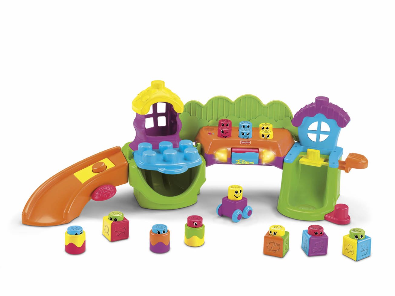 Buy FisherPrice Stack 'n Surprise Blocks Songs 'n Smiles Sillytown