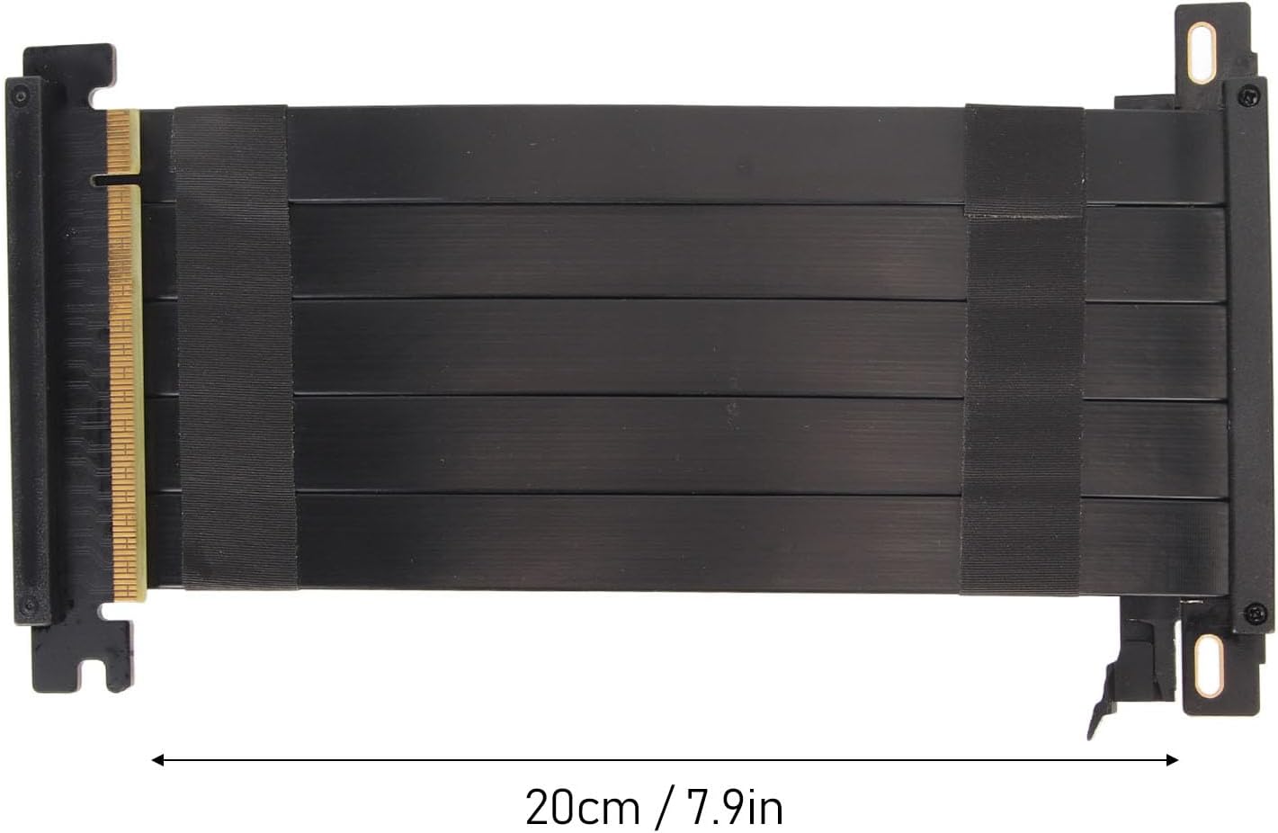 Acogedor PCIe 4.0 X16 Riser Cable, GPU Extension Cable with High Speed, Flexible Double Sided, 180 Degree Shielded, for RTX 4090 RX 7900 XT RX 7000 (Black)