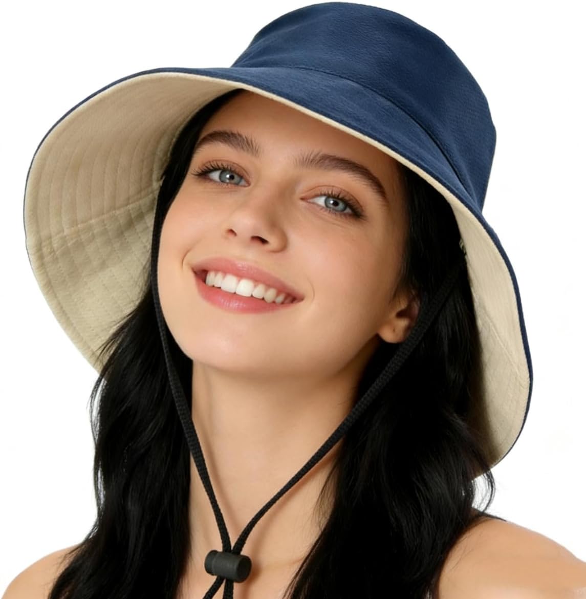 Sombrero de Verano Mujer Ala Ancha Protección UPF 50+