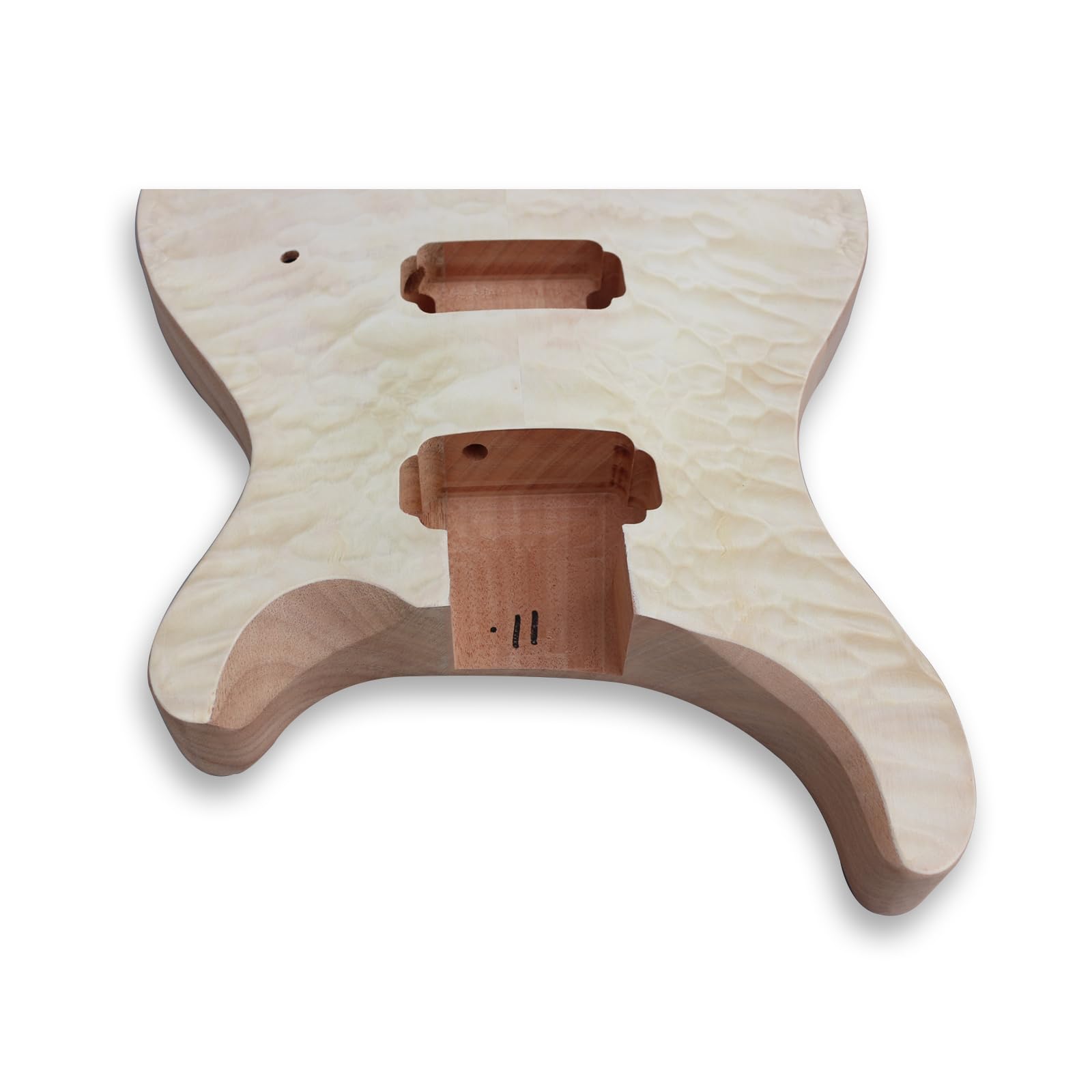 WUQIMUSC Kit chitarra elettrica prs Style mogano corpo in legno di mogano con acero venatore manico in mogano 22 tasti 63 pollici tastiera in palissandro intarsio uccello