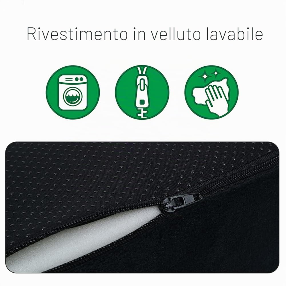 Cuscino BBL Dopo chirurgia - 43 cm L Brasiliano Butt Lift Cuscino - Cuscino per il recupero BBL Cuscino per bottino ultra confortevole per casa, sedia da ufficio, auto e viaggi