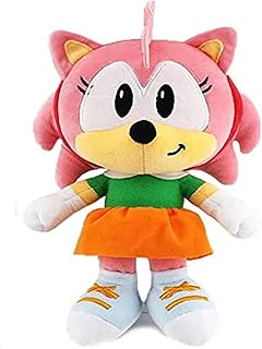 ppghwl Amy Rose Plush FNFPlushies:Sonic Lord X Plush, Blood Sonic Exe Plush Toys, Evil Sonic Stuffed Plush Doll, Dark Sonic Plush,Pink