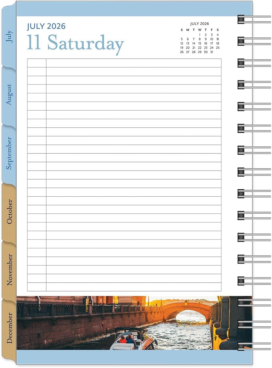 FranklinCovey - Leadership Planning Notebook | Six-Month Wire-Bound (Classic, Jul 2026 - Dec 2026)