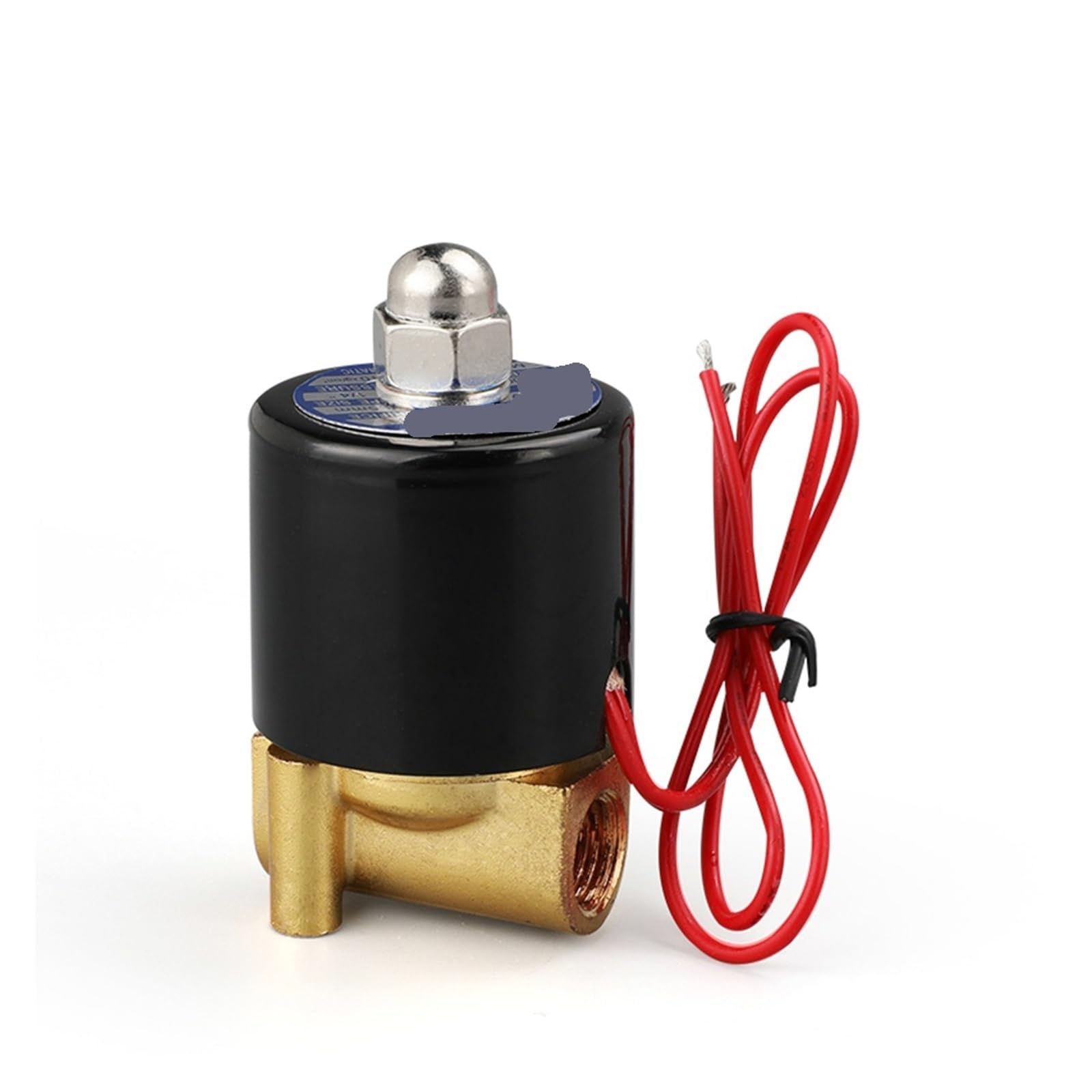 1PCS DN08 1/4 "magnetventil 12V 24V 220V Kupfer körper Kupfer Spule öl pneumatische ventil(12V)
