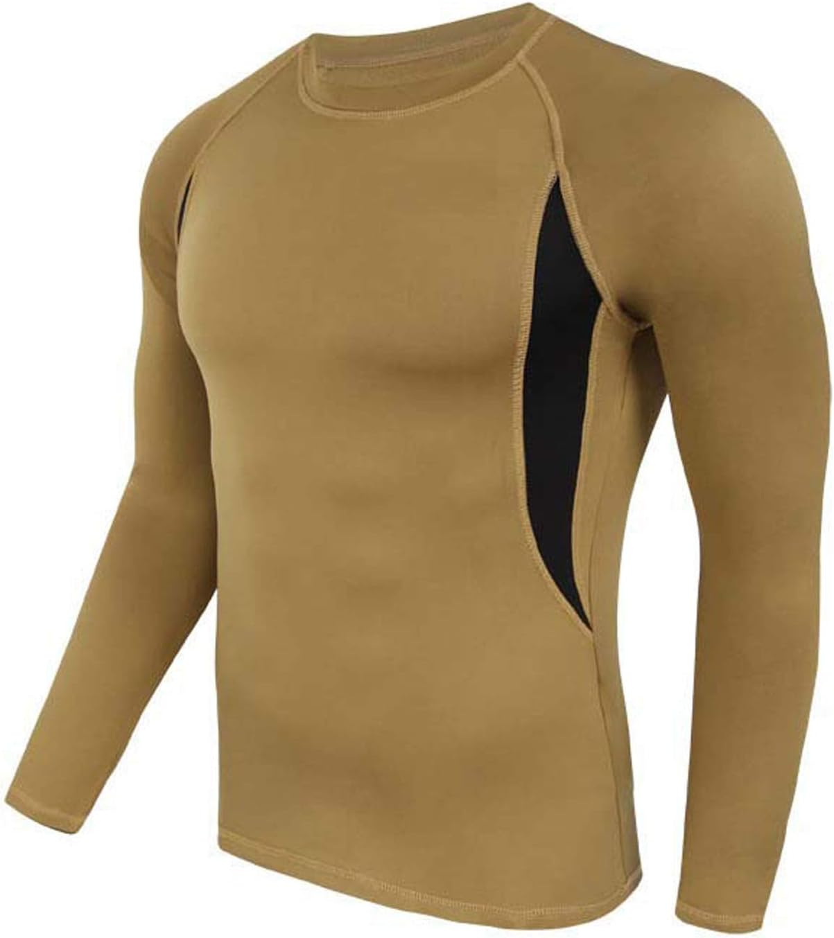 Flygo Men Thermal Underwear Set Soft Long Johns Set Sweat Quick Drying Tops and Bottom