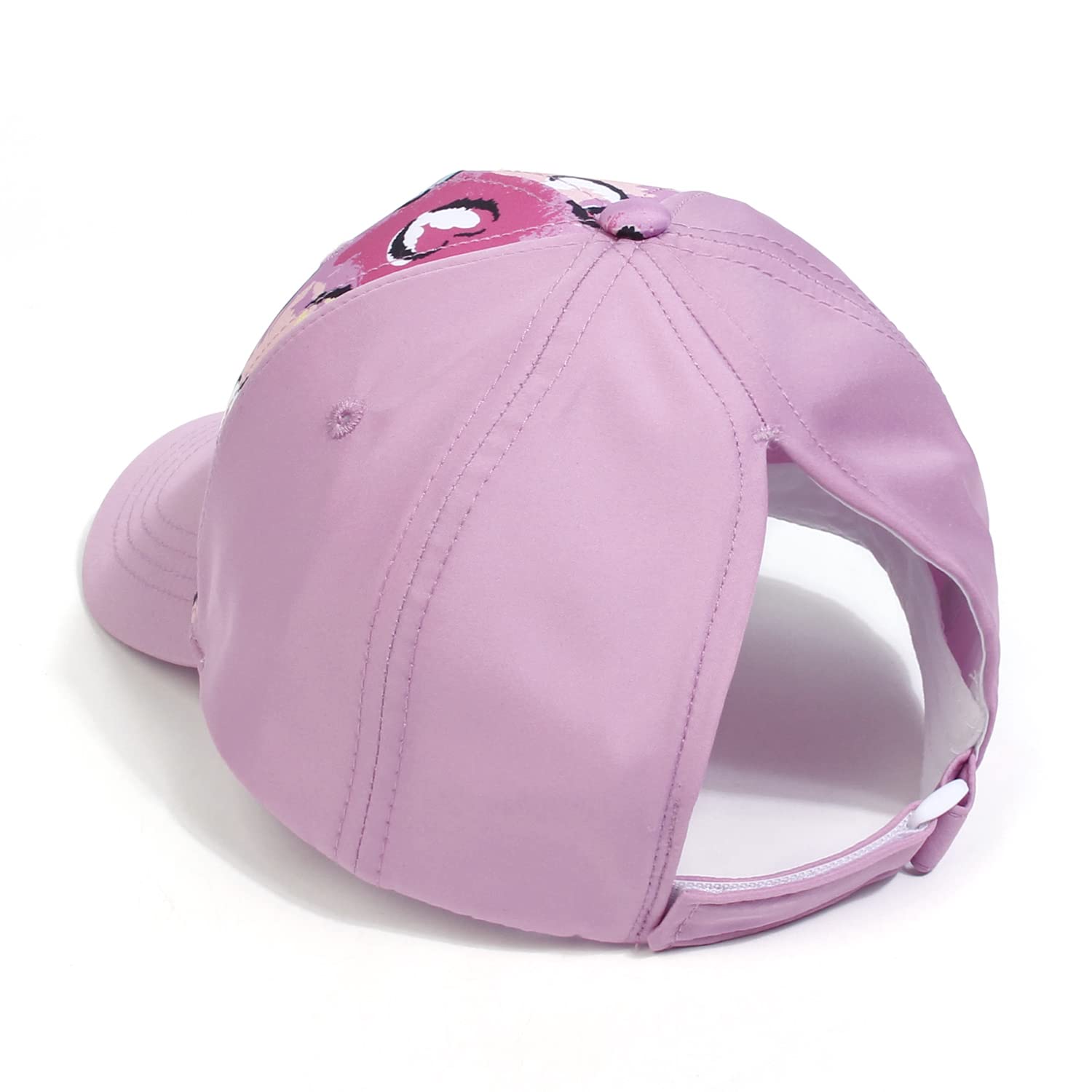 YAMEE Gorra de Béisbol para Niñas Suave Transpirable Gorra de Cola de Caballo,Gorras Béisbol al Aire Libre Sencillo y Elegante,Sombrero de Sol de Niños Ajustable para Camping Vacaciones Playa