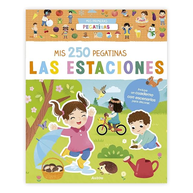 Portada de Mis primeras pegatinas - Mis 250 pegatinas - Las estaciones