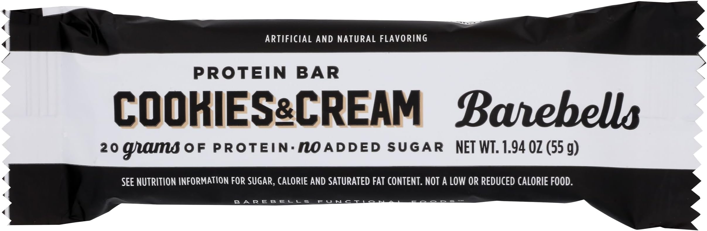 Barebells Protein Bar, Cookies & Cream, 20g Protein, No