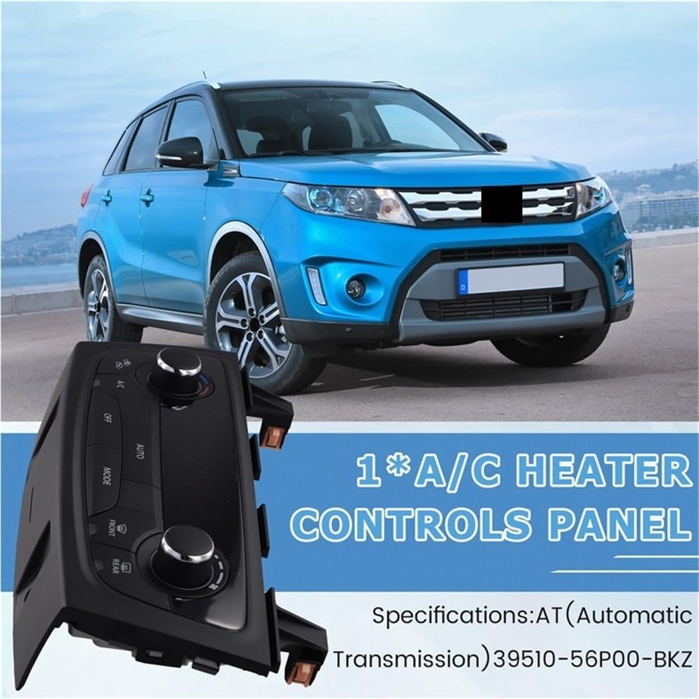 Interruttore del climatizzatore per Suzuki Vitara 2015-2020 Pannello di Controllo del climatizzatore Riscaldamento e Aria condizionata Interruttore dei comandi A/C.