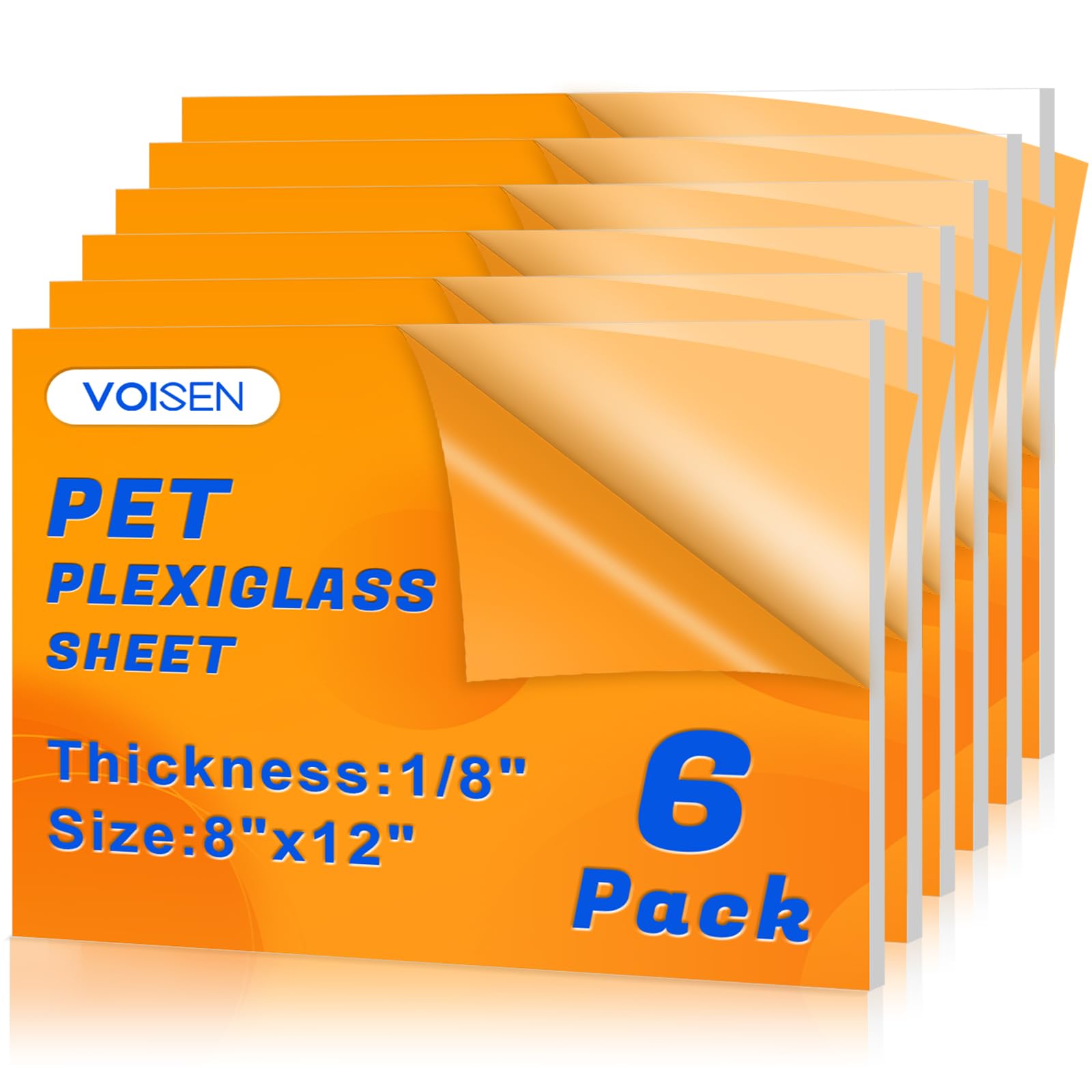 Plexiglass Sheets - 2 Pack 1/8" x 18"x24" -10