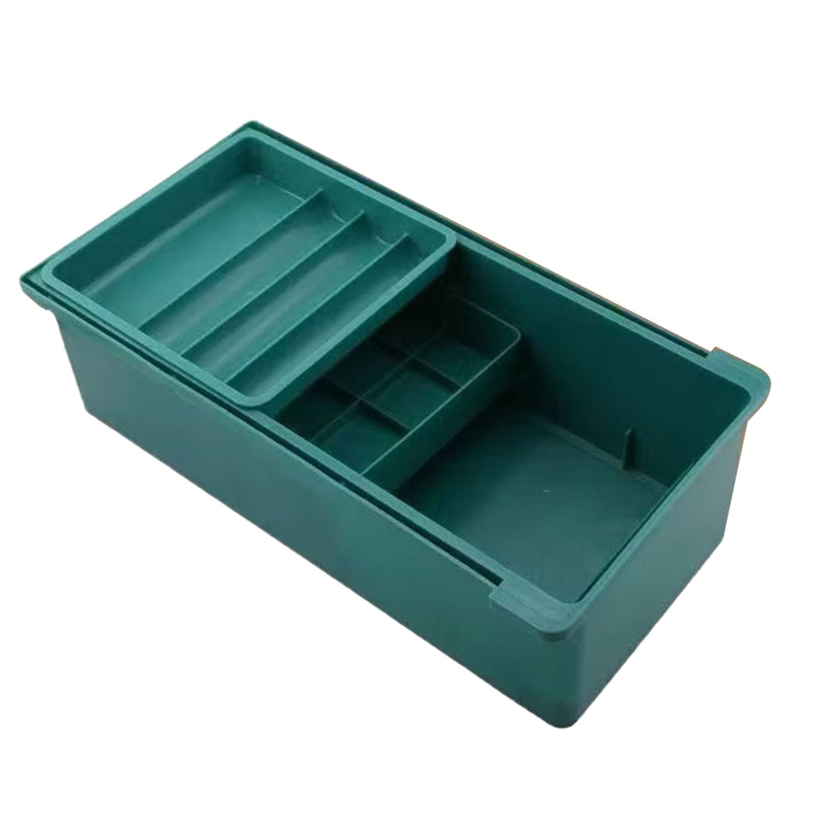 Kaeltsyn Multifunctional Large 3 Layer Organiser Box Spacious Drawers for Sewing Accessories Storage Container Three Layer Storage Professional Organiser Large Sewing Box