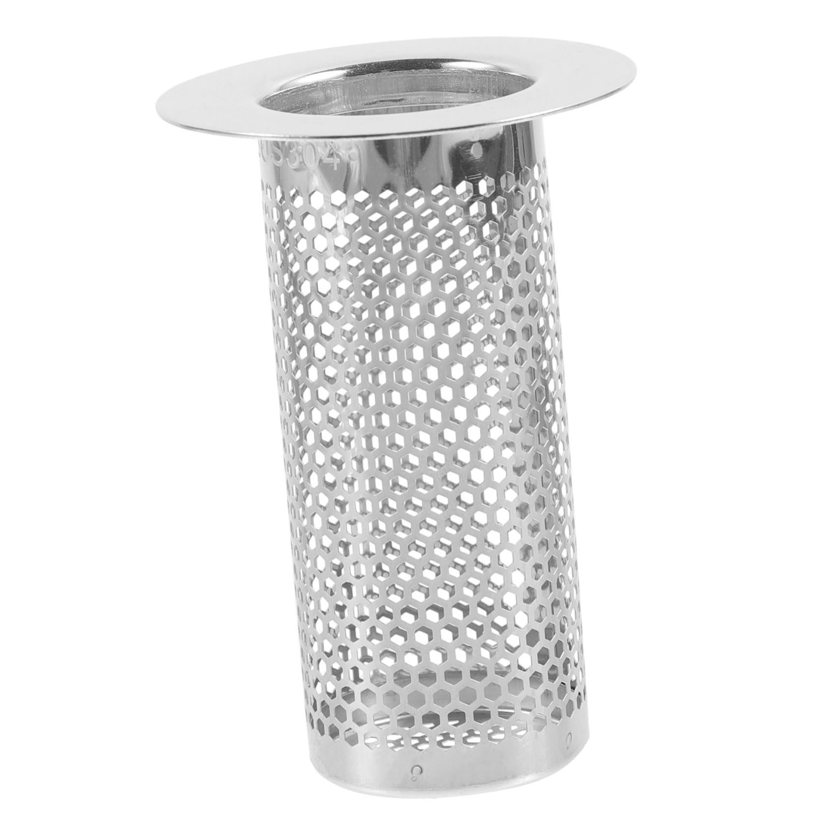 HOMSFOU 5piezas Colador De Drenaje De Acero Inoxidable para Fregadero De Cocina Filtro De Pelo y Suciedad Antibloqueo y Fácil De Limpiar Compatible Desagües
