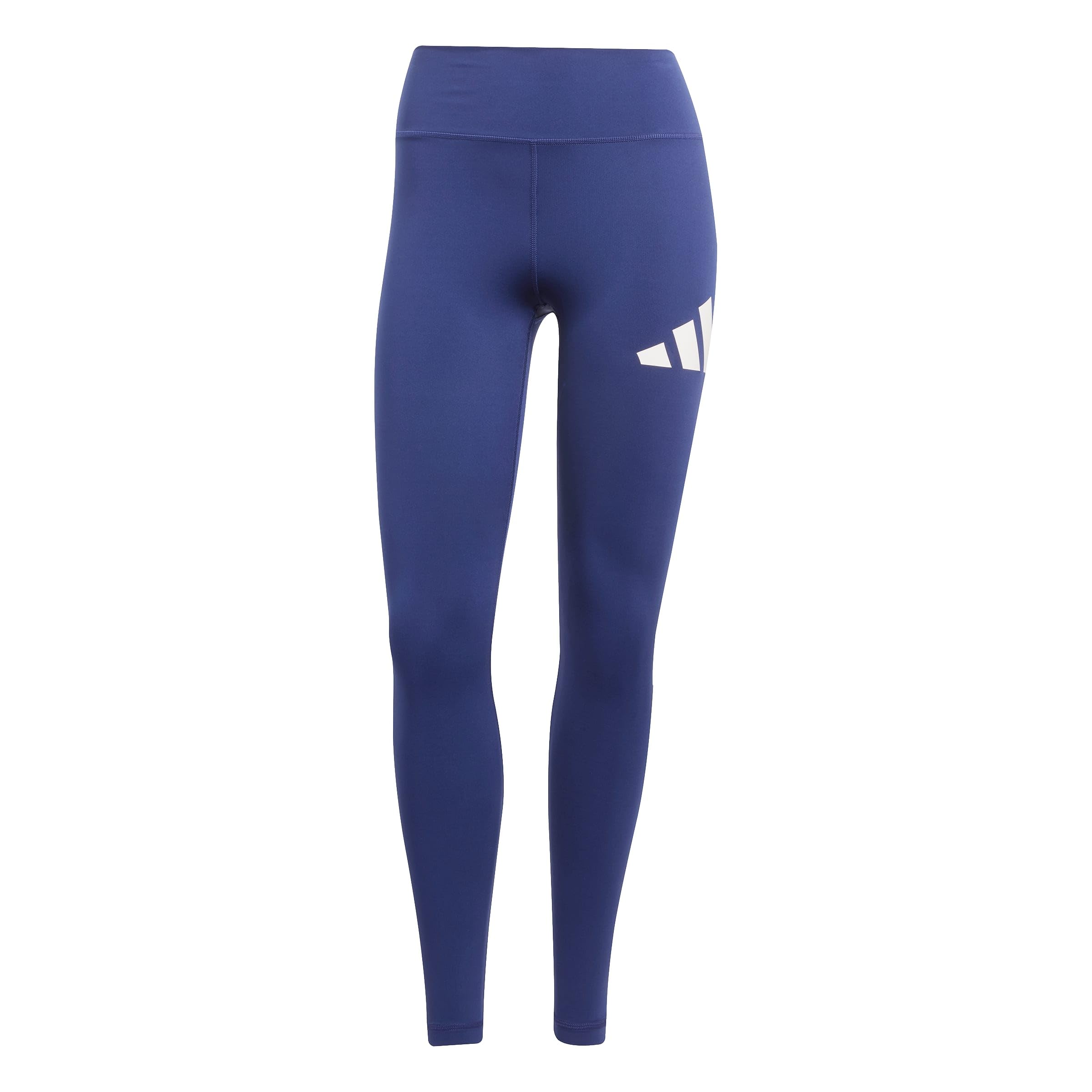 adidas Women's Train Essentials Big Logo Full Length Leggings, Dark Blue, XL
