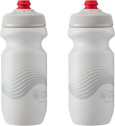 Polar Bottle Breakaway - Botella de agua de pared simple, 20onzas, color azul marino, paquete de 2