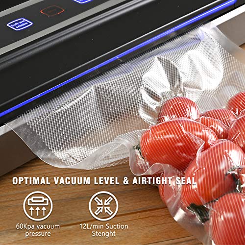 image for FOXMIS Automatic Food Vacuum Sealer, 2-in-1 Auto and Manual Electric A