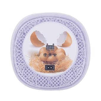 Egg Incubator Used To Hatch Eggs, Egg Incubator with Humidity Control and Display, Automatic Egg Turner for Incubating Chicken, Duck, Quail and Pigeon Eggs