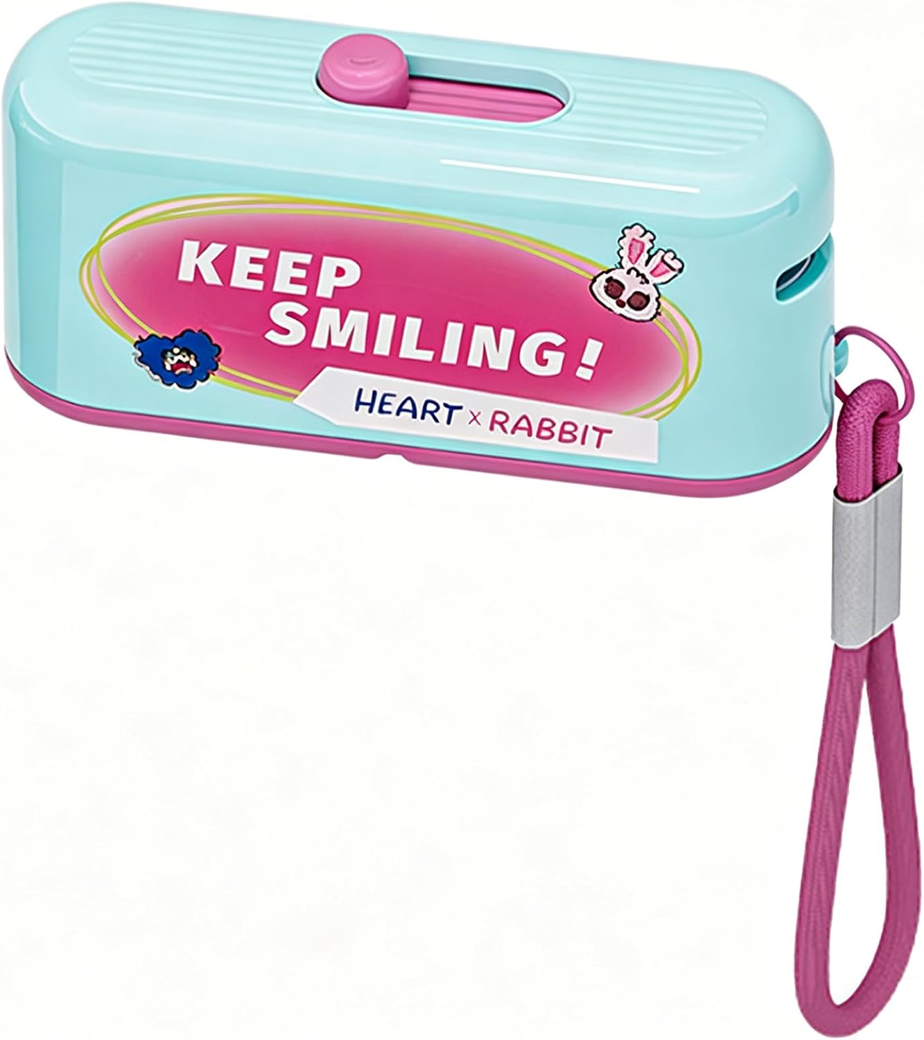Automatic Floss Pick Dispenser - Pop-up Dental Floss Picks with 10 Flosspicks| Reusable Floss Holder for Travel, Office, Restaurant | Oral Care Organizer for Daily Hygiene (Rose Red)