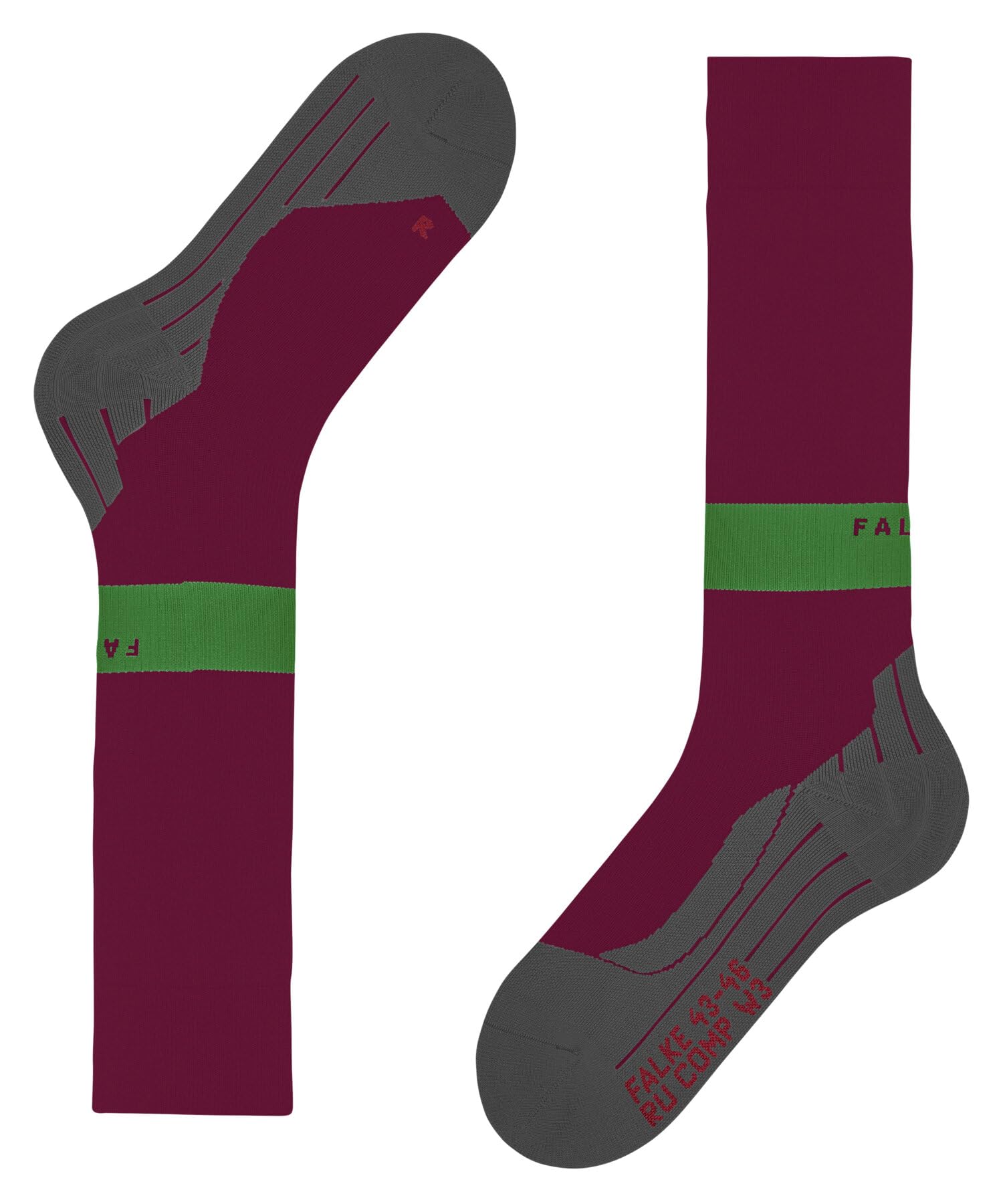 FALKE Damen RU Compression Energy Laufsocken mittelstarke Polsterung lang mit Kompression für bessere Durchblutung antiblasen kühlend atmungsaktives schnelltrocknendes Funktionsmaterial 1 Paar