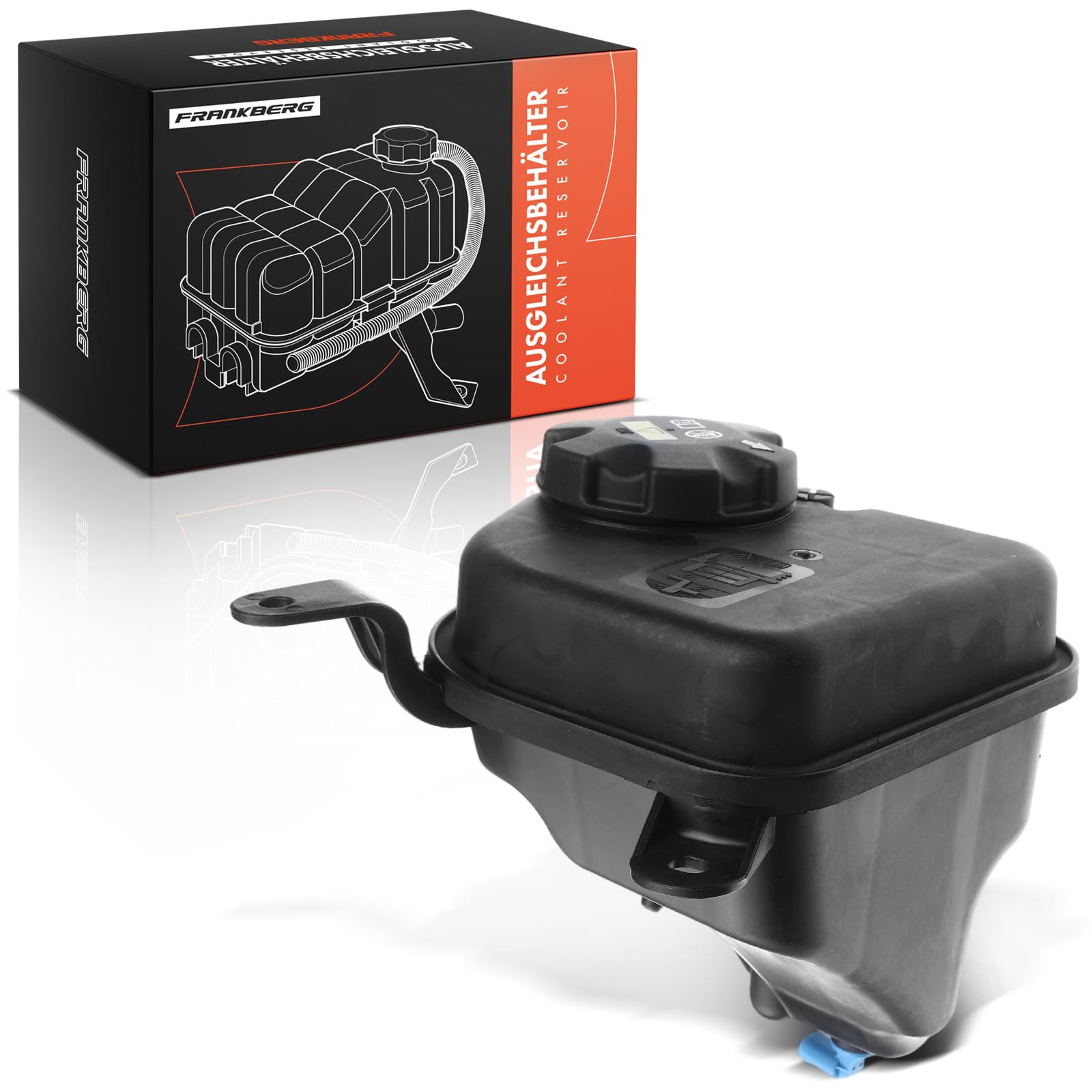 Frankberg Serbatoio di espansione del liquido di raffreddamento | 17137640515, Compatibile con: Serie 1 Cabrio E88, Serie 1 Coupé E82, Serie 3 Coupé E92, Serie 3 Touring E91, Serie 3 E90