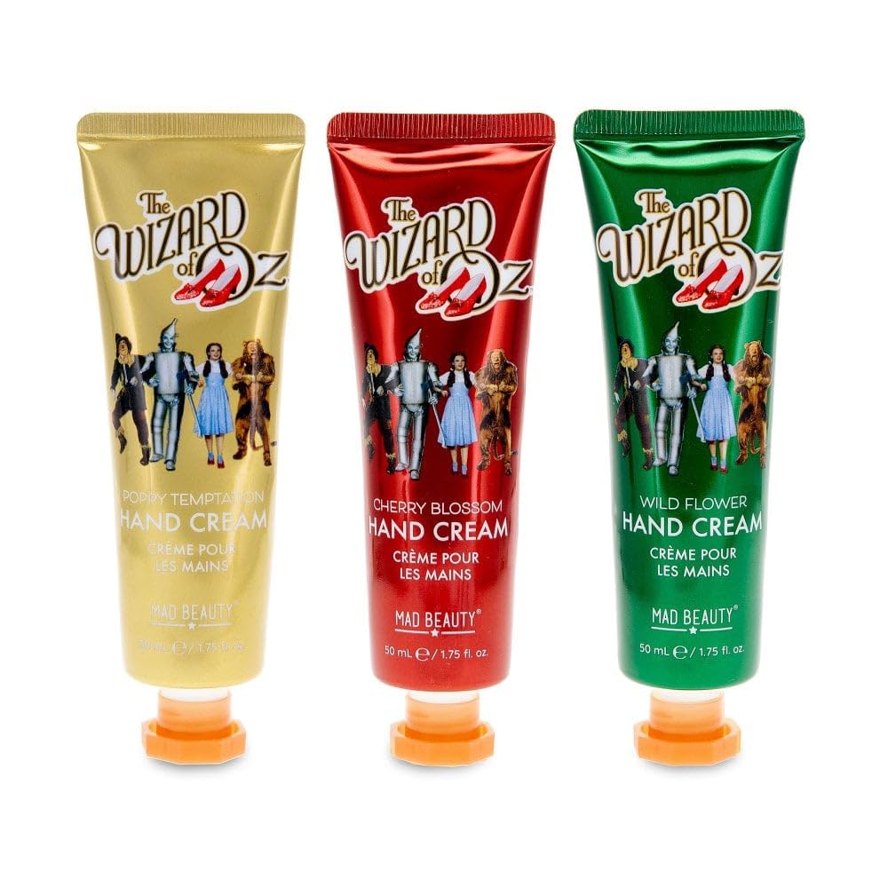 Mad Beauty - Trio of hand creams with Poppy, Cherry Blossom and Lavender The Wizard of Oz, 150 ml (Pack of 1) - Image 3