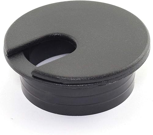 Miniatura 7 de HJ Garden 2 piezas de cable de escritorio de 1-38 pulgadas para ojales de cable de escritorio para oficina, PC, organizador de cables, cubierta de