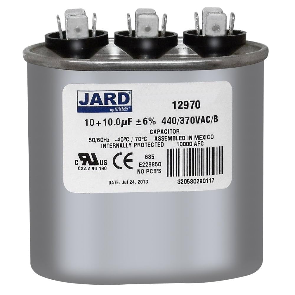 10/10 MFD Oval Run Capacitor (370/440V): Amazon.com