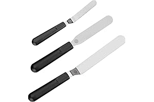 Wilton Cake Decorating Icing Spatula Set, 3-Piece Offset Spatulas