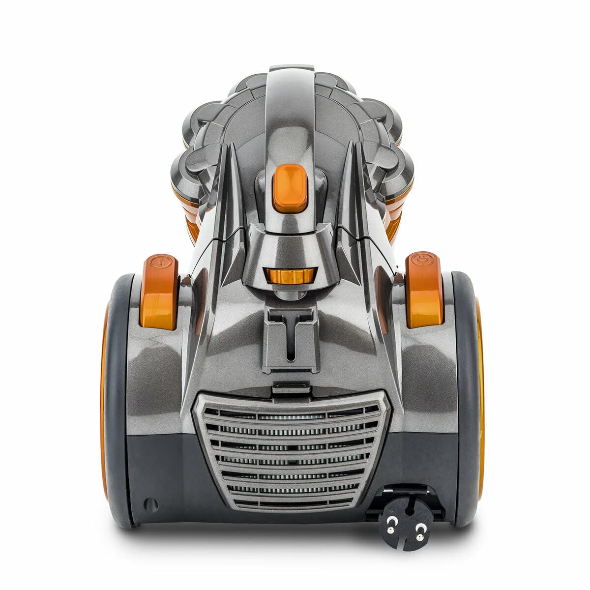 H.Koenig Aspirateur sans Sac Multicyclonique traineau Compact+ Orange STC60, Classe énergétique AAA, Filtre HEPA, Silencieux, Puissant, Efficace,Inclus Brosse, suceur Plat 2 en 1