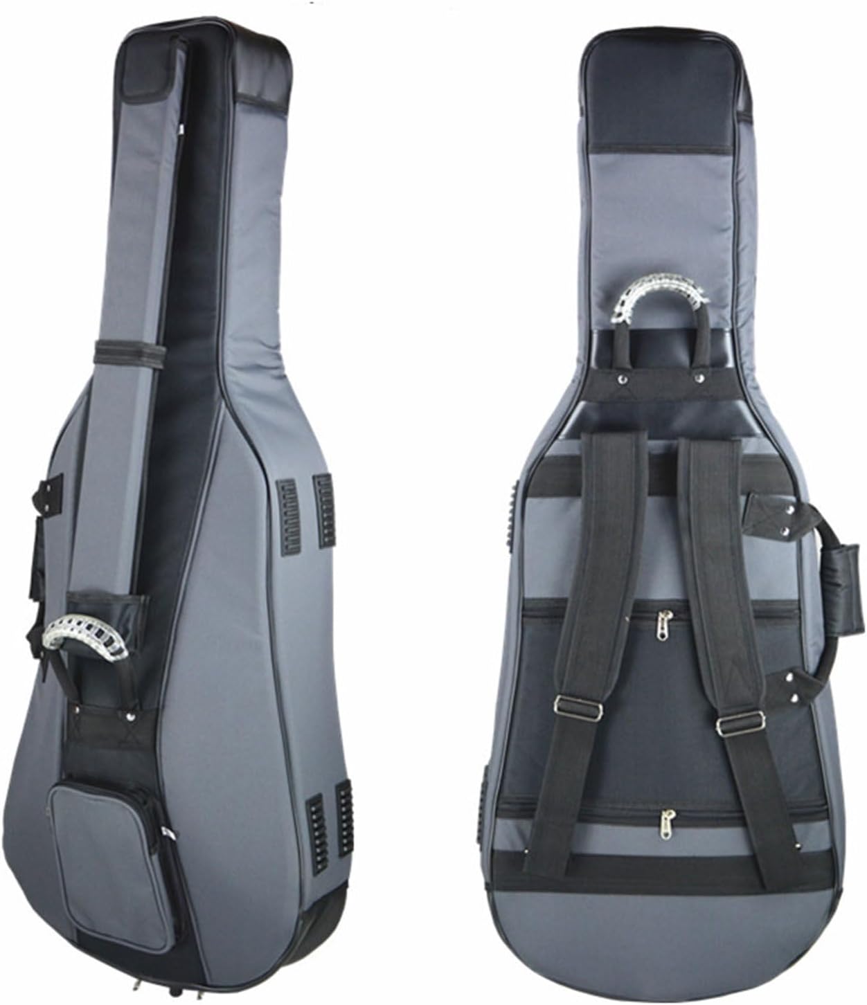 4/4 Cello Soft Case, Portable and Waterproof Cello Case with Comfortable Adjustable Shoulder Straps, Handle and Multiple Pockets