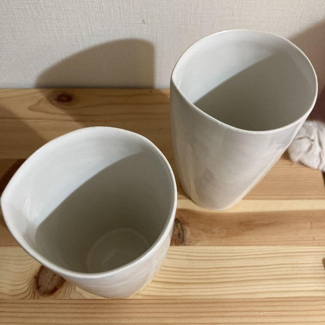 最終値下 安藤雅信 細長カップ XL 細コップ ビアマグ x 2点 花器 花入れ Amazon.co.jp: 安藤雅信 細長カップ XL 細コップ ビアマグ x 2点 花器