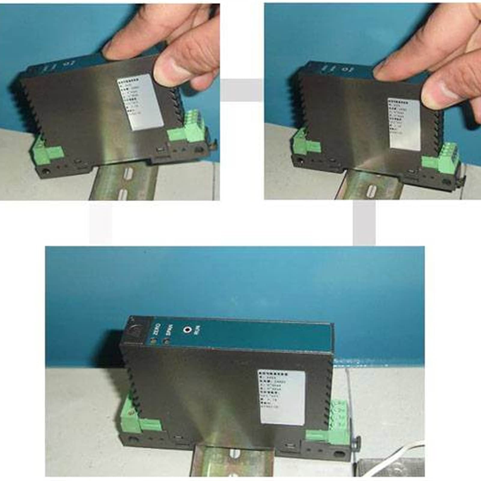 Dimensione Sottile Isolata 0-60mv 4-20mA A 0-10 V 0-5V 0-20mA Modulo Convertitore (Color : 0-60mV in 0-10V out)
