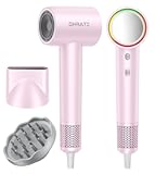 SHRATE Professional High Speed Ionic Hair Dryer &vert; Ultra-Fast Drying &vert; 500 Million Negative Ions &vert; Low Noise &vert; 160000 RPM &vert; Compact Blow Dryer with Magnetic Diffuser for Faster Drying All Hair Types