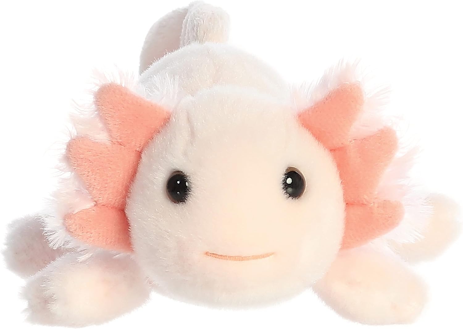 Aurora® Adorable Mini Flopsie™ Axel Axolotl Stuffed Animal - Mini Companions Ready for Playful Adventures - for Kids All Ages, Toddlers, Adults, and Families - Pink 10 Inches