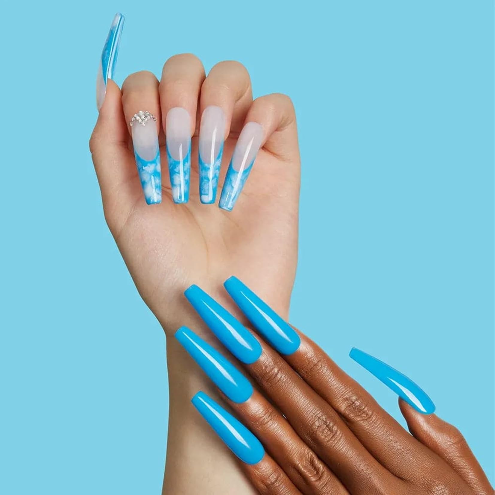Modelones Acrylic Nail Powder from BELLE GAGA Acrylic Powder for Spring Easter Acrylic Nail Art 3D Nail Carving French Nail Extension Gift for Women (B202010473A, 28g)