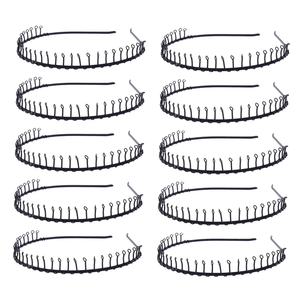 FRCOLOR 0 Pezzi 31 fascia dentata Ragazzi Fascia per cerchietto dentato impugnature zig cerchietti bambina accessori per cerchio per pettine a denti di ferro