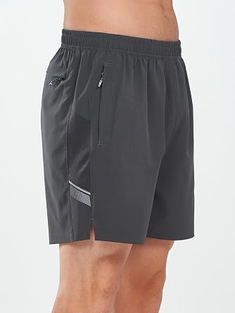 NORTHYARD Men's Athletic Running Shorts 5 Quick Dry Lightweight with Zip Pockets Gym Workout Active