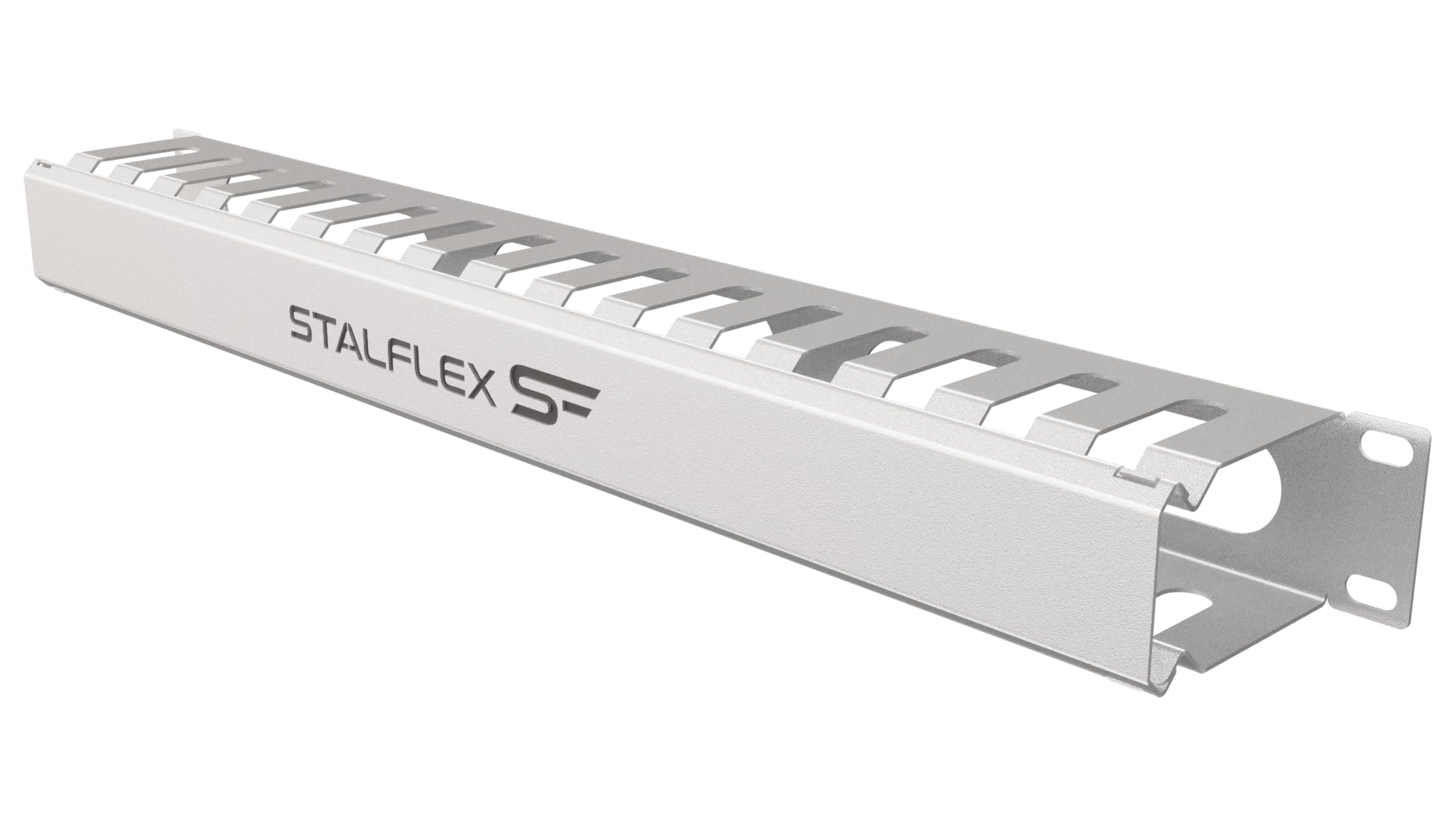 Cable Management Organizer 19 Pollici 1U Acciaio Canalina Passacavi