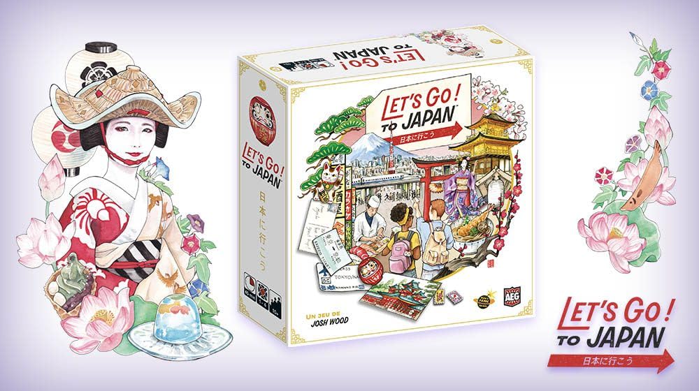 Don't Panic Games | Let's Go ! to Japan | Jeu de société | À partir de 10 Ans | 1 à 4 Joueurs | 45 Minutes | Version Française