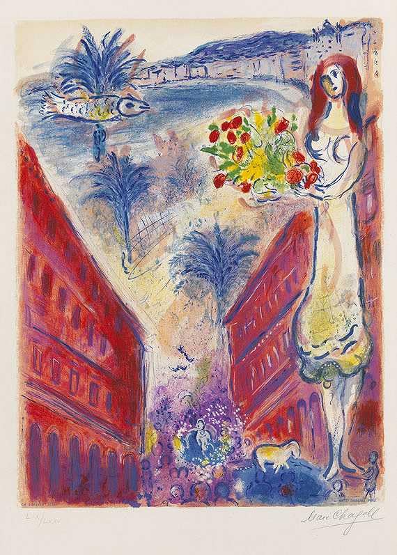 Marc Chagall tableau salon Niza Victory Avenue deco chambre design épuré