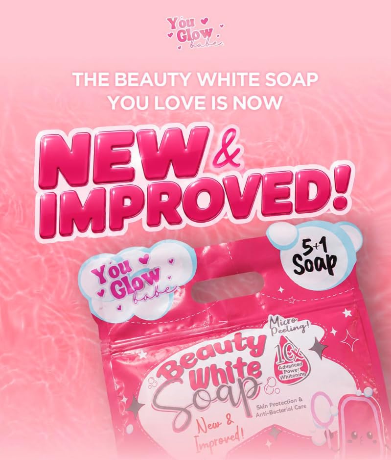 Beauty White Soap (70g x 6 Bars) New & Improved Formula image 3