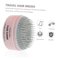 Vista 7 de BESTOYARD Cepillo desenredante peine para el pelo de las mujeres cepillos para el pelo de la mujer abs Miss llevar cepillo de pelo de viaje