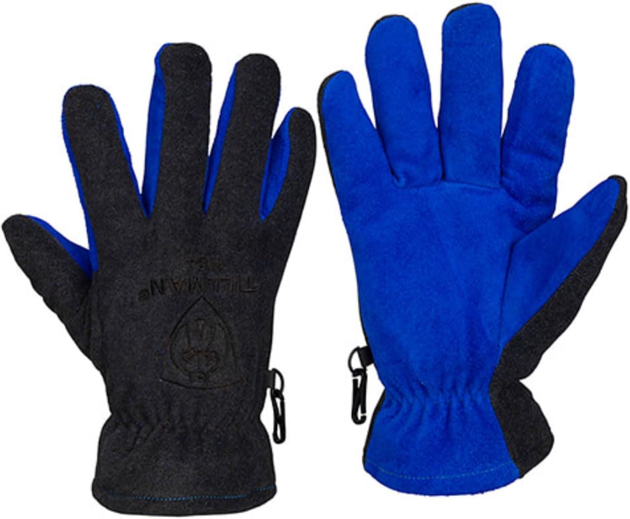 Tillman 1584 Polar Fleece w/ColdBlock Lining Leather Palm Winter Gloves, X-Large