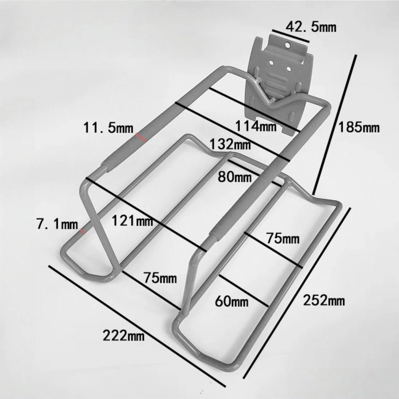Estante de almacenamiento de raquetas de tenis, soporte de pared de metal para 4 raquetas y 6 pelotas, apto para raquetas de tenis, bádminton y paletas