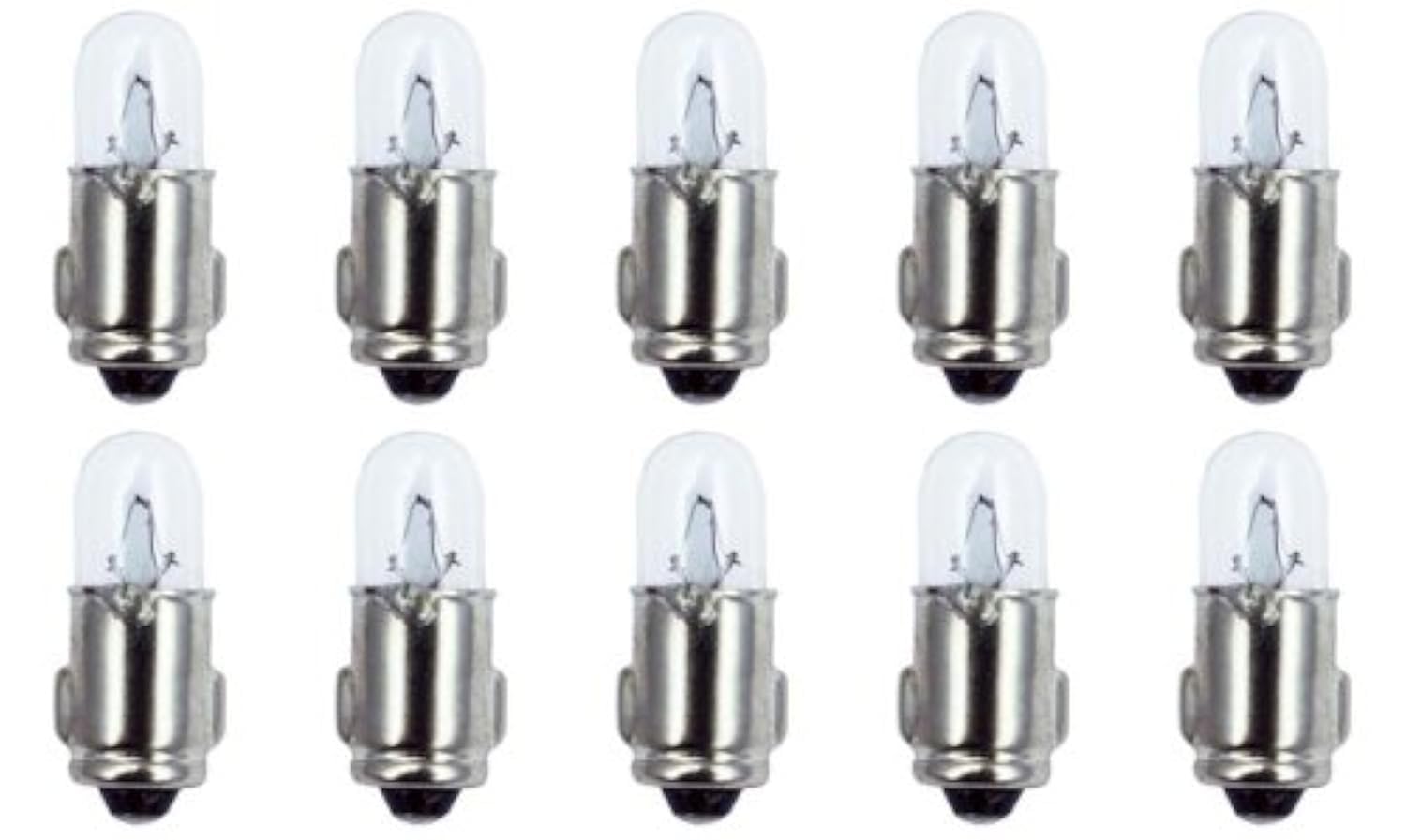 CEC Industries #3898 Bulbs, 12 V, 2.04 W, BA7s Base, T-2 Shape (Box of 10)