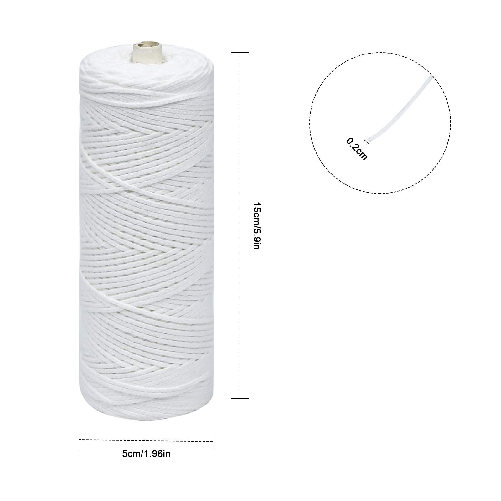 Stoppini Per Candele In Cotone - 220m Senza Fumo Per Fai Da Te - Foto 9
