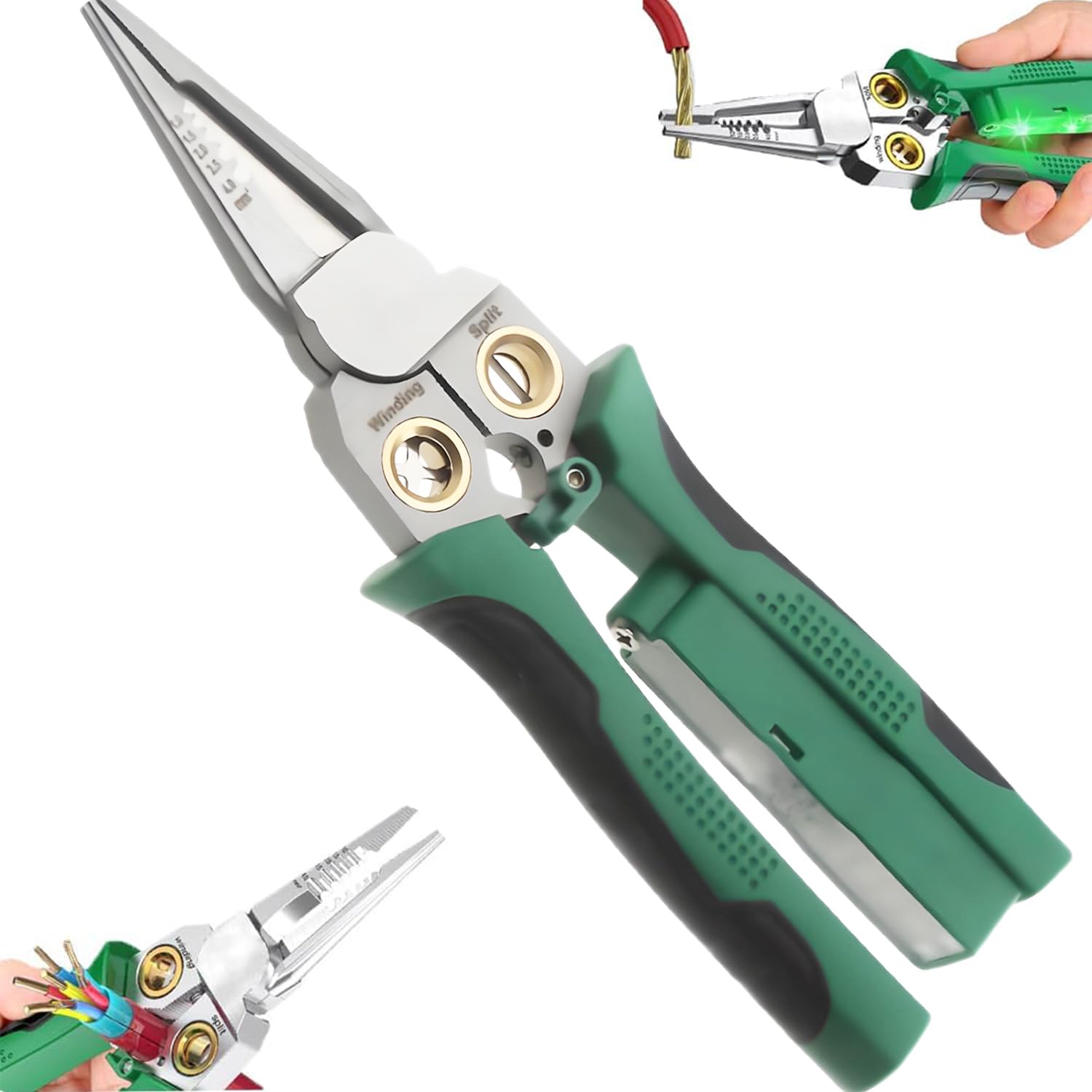 Seese 8 in 1 Wire Stripper with Voltage Tester, 8 in 1 Wire